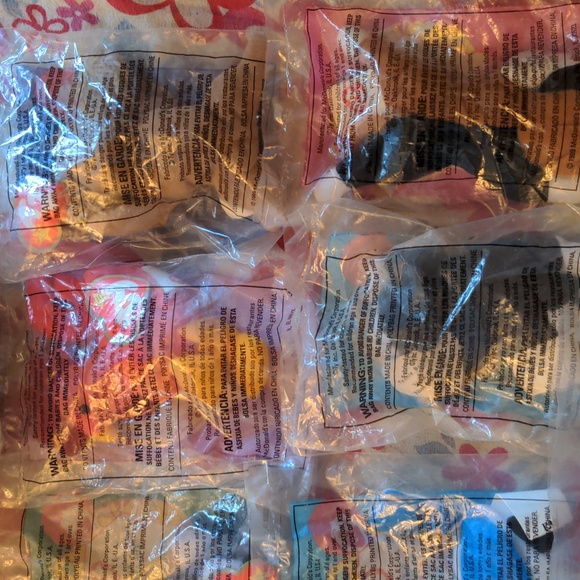 Sealed Mc Donalds Vintage Ty 1999 Stuffed Toy Animals Bundle 8 piece bundle lot - Picture 13 of 14